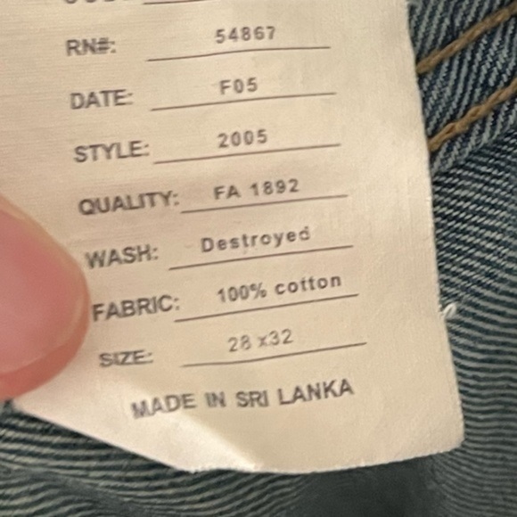 Abercrombie & Fitch Jeans Size 28x32 - Picture 4 of 4
